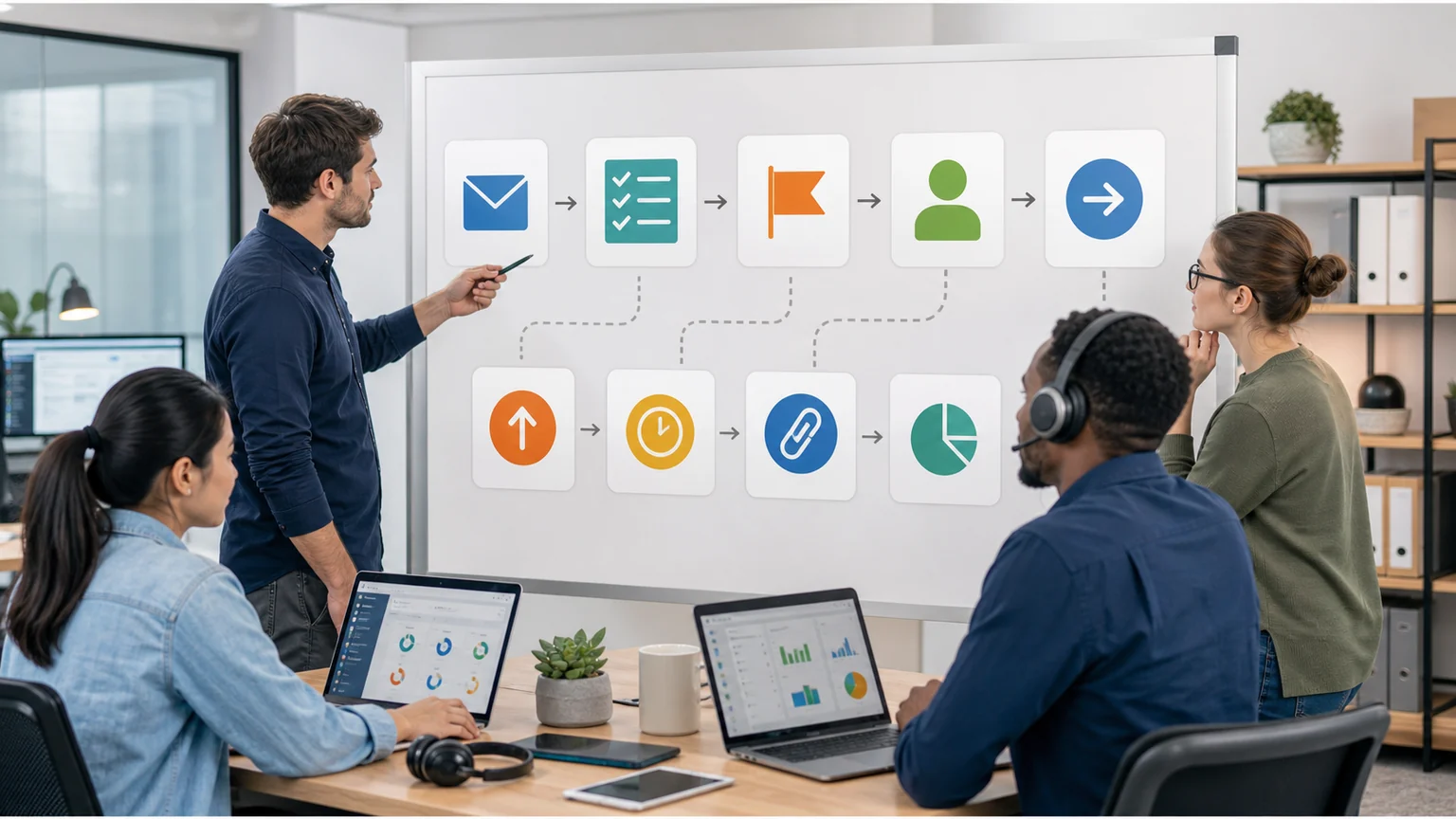 Small MSP service desk workflow
